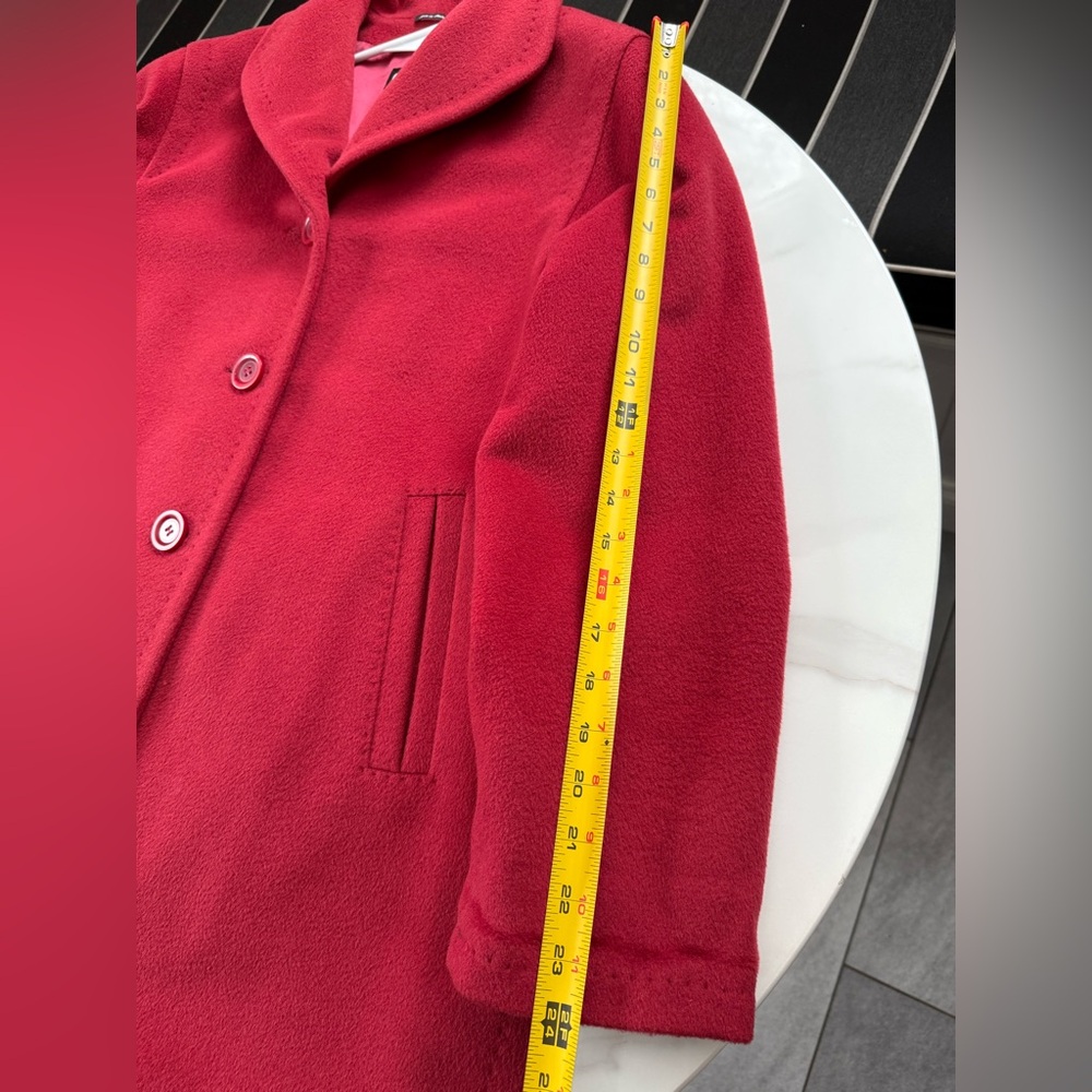 Cinzia Rocca Icons italian  Red Pea Coats - Picture 5 of 14